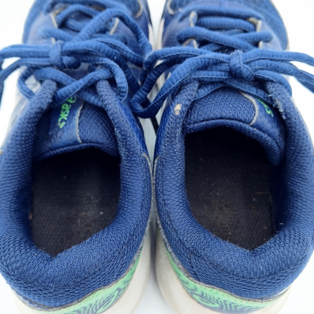 Asics Gel Game 8 Shoes Youth Size 1 Blue Green Tennis Court Sneakers F960224 - Picture 6 of 8